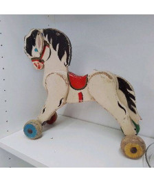 CHEVAL BASCULE BOIS ANCIEN