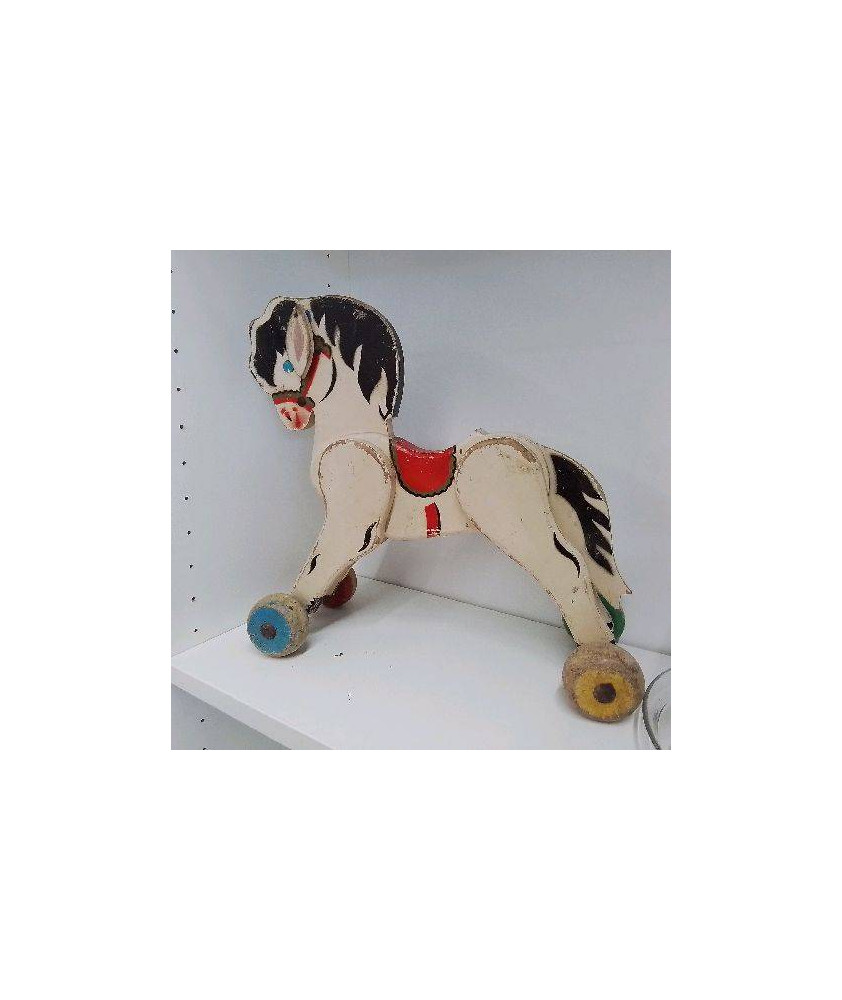 CHEVAL BASCULE BOIS ANCIEN