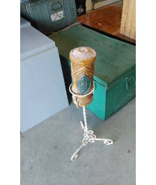 PORTE BOUGIE METAL + BOUGIE