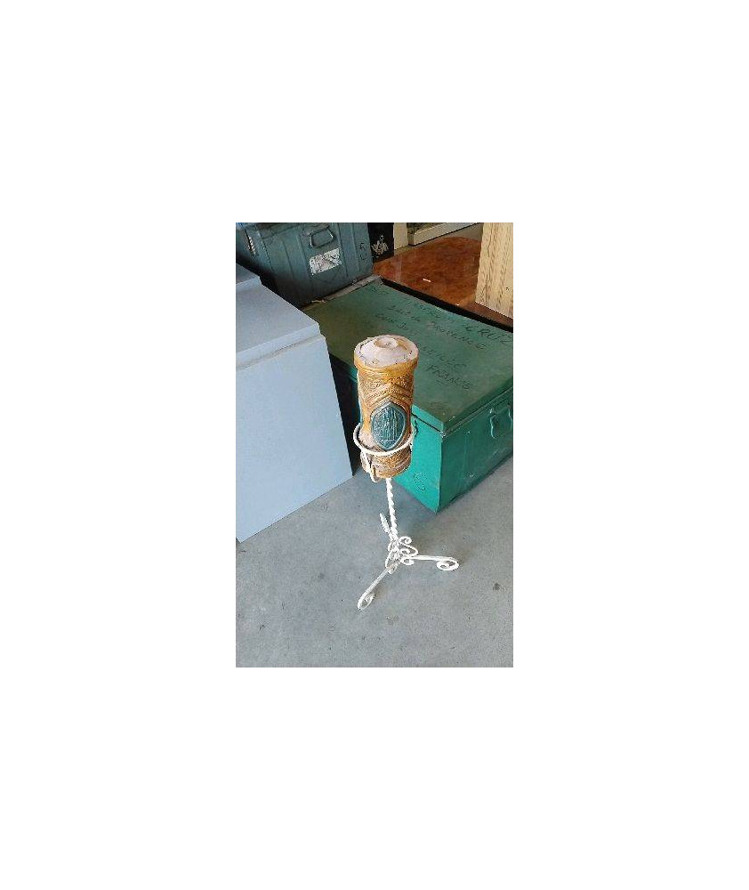 PORTE BOUGIE METAL + BOUGIE
