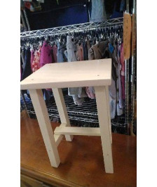TABOURET BLANC 
