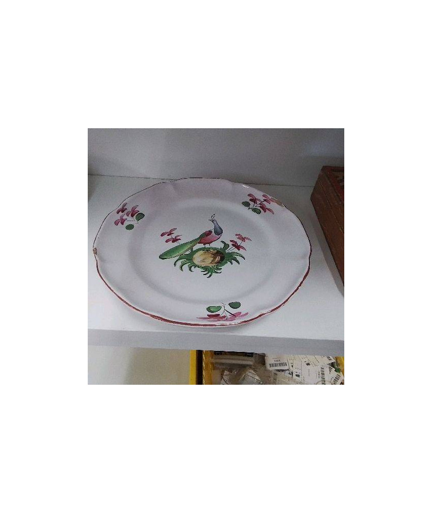ASSIETTE AU PAON