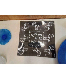 ASSIETTE MOTIF SINGE