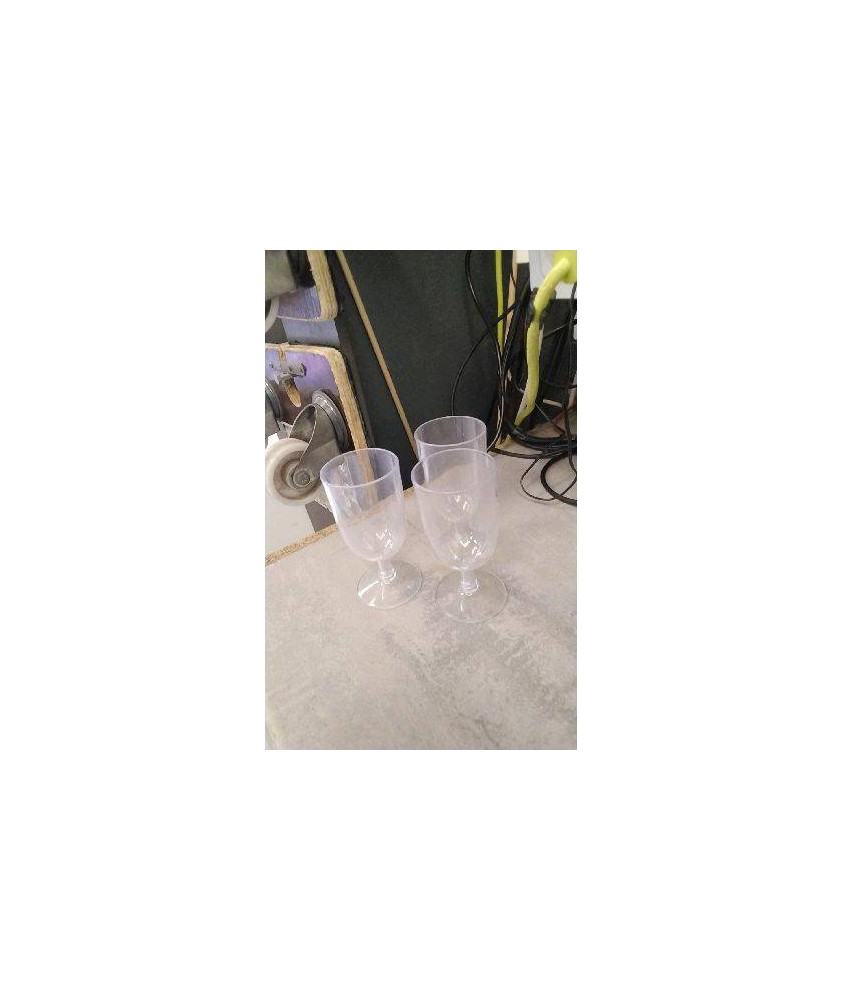 VERRE PLASTIQUE  X3