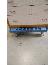 CHARIOT ROULETTES BLEUE - CWS ( 500KG MAX)