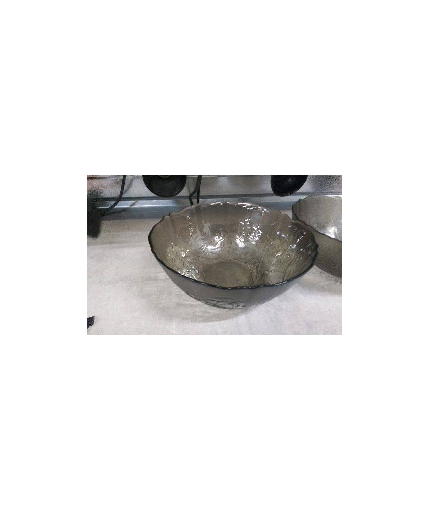 SALADIER VERRE FUME 