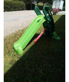 TOBOGGAN RÉSINE VERT LITTLE TIKES