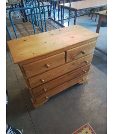 COMMODE PIN 5 TIROIRS 