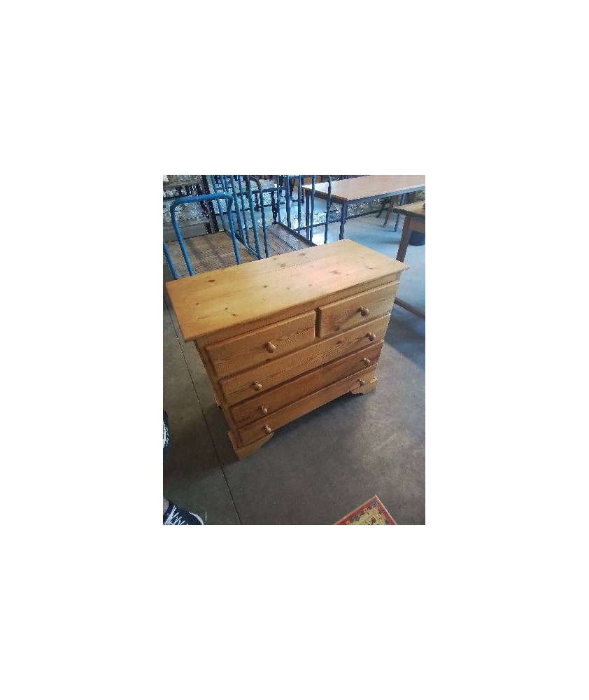 COMMODE PIN 5 TIROIRS 