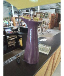 LAMPE CÉRAMIQUE MAUVE 
