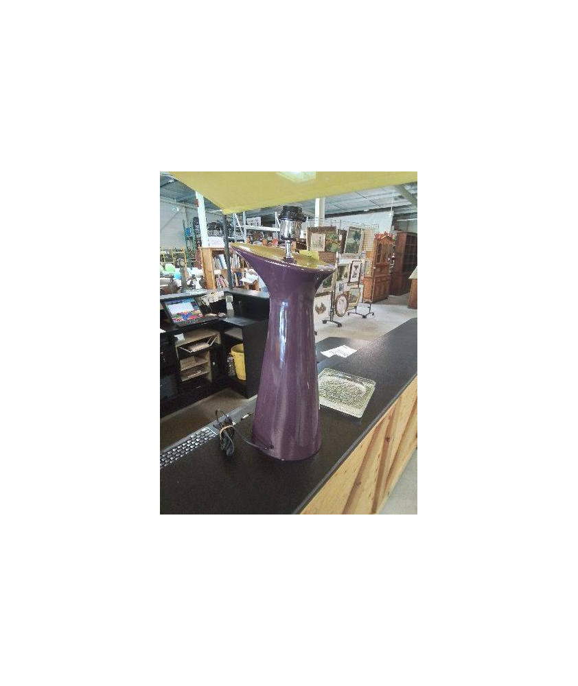 LAMPE CÉRAMIQUE MAUVE 