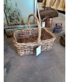PANIER RECTANGULAIRE VANNERIE 1 ANSE