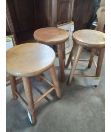 TABOURET ROND PIN 