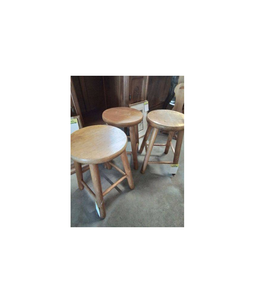 TABOURET ROND PIN 