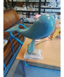STATUETTE BOIS BALEINE