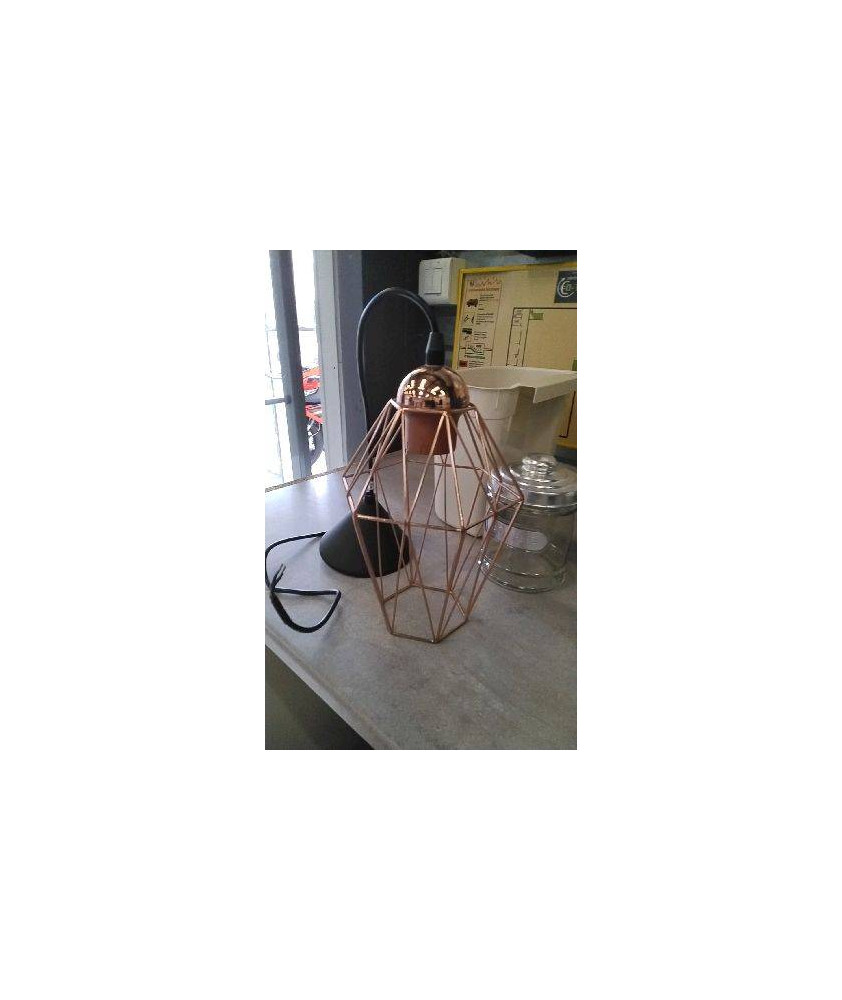 SUSPENSION METAL CUIVRE 