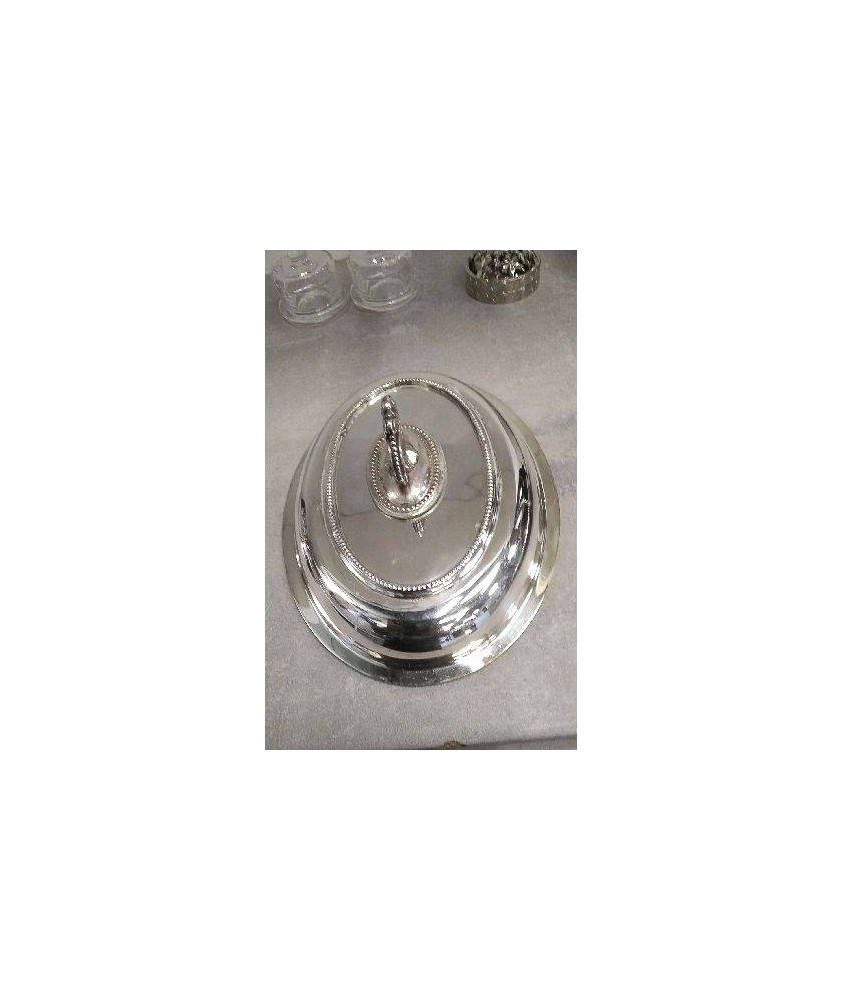 CLOCHE METAL ARGENTE GM