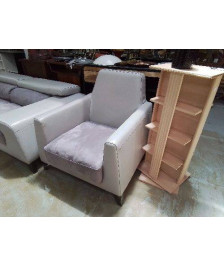 FAUTEUIL CUIR ET DAIN