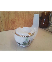 CENDRIER CARAFE EN PORCELAINE 