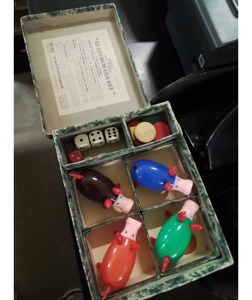 JEU DE SOCIÉTÉ LE CAUCHON QUI RIT ANNÉES 60