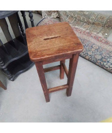 TABOURET HAUT BOIS