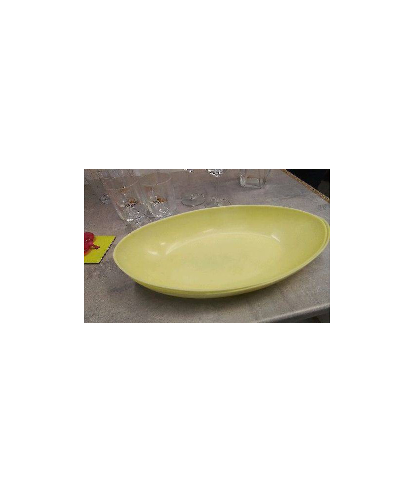 PLAT OVALE PLASTIQUE X2