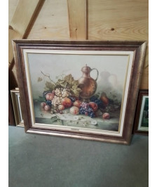 REPRODUCTION NATURE MORTE AUX FRUITS C.PILA 