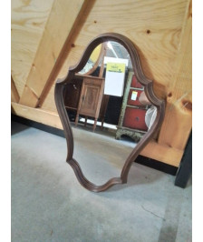 MIROIR CINTRÉ BOIS MOULURÉ STYLE RÉGENCE 
