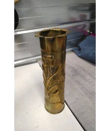 DECO VASE OBUS LAITON DECORE 