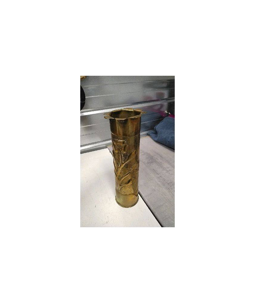 DECO VASE OBUS LAITON DECORE 