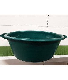 BAQUET OVALE VERT 70L INDUSTRIEL QUALITE FRANCE (B070M)