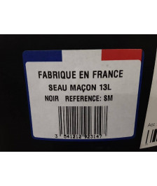 SEAU MACON 13L SPECIAL BATIMENT QUALITE FRANCE (SM)