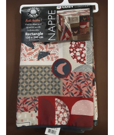 NAPPE IMPRIMEE ANTI TACHES RECT.150X240CM