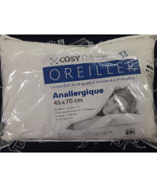 OREILLER ANALLERGIQUE MADE IN FRANCE 45X70CM