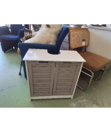 MEUBLE DE SALLE DE BAIN GRIS 