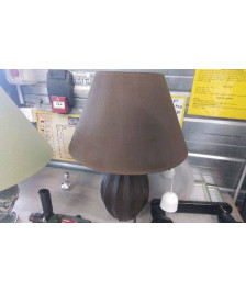 LAMPE MARRON 