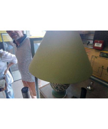LAMPE VERTE GM- PIED DECORE