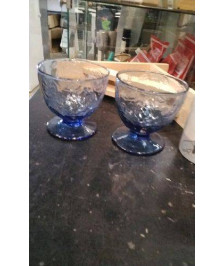 COUPES A GLACE BLEUES X2 