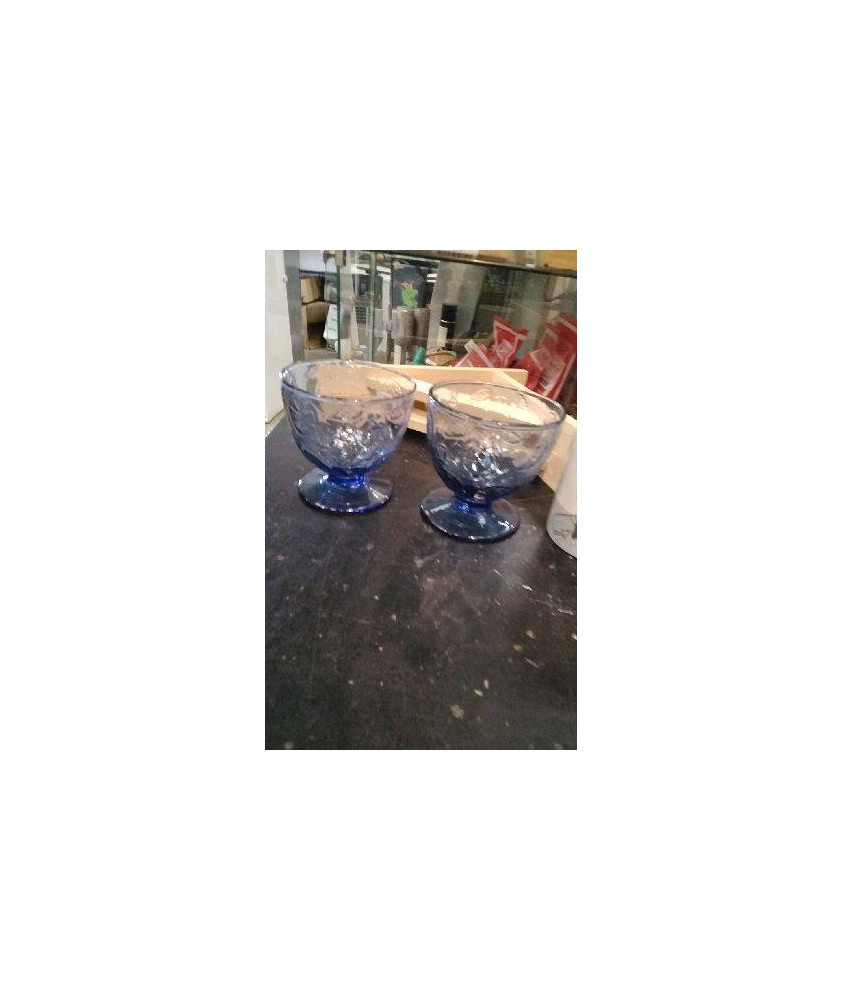 COUPES A GLACE BLEUES X2 