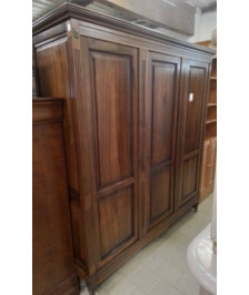 ARMOIRE 3P NOYER STYLE LOUIS XVI