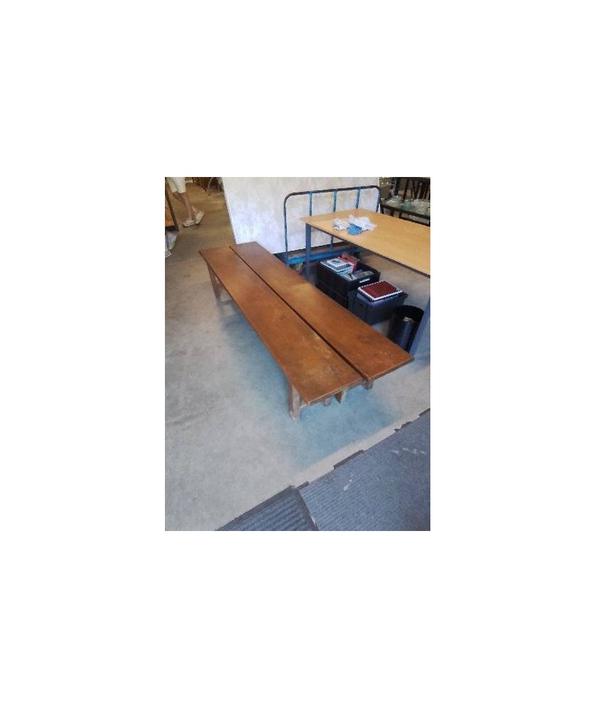 BANC BOIS A ENTRETOISE 230CM