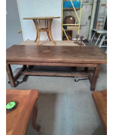 TABLE DE FERME 2 TIROIRS 230X77X92