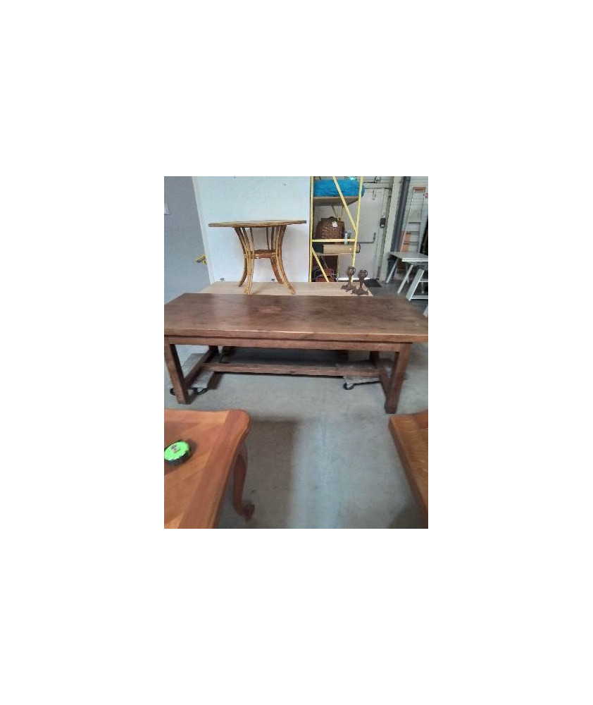 TABLE DE FERME 2 TIROIRS 230X77X92