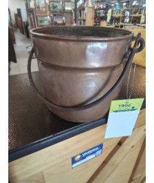 CACHE POT CUIVRE 1 ANSE
