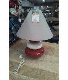 LAMPE 3 GALETS ROUGE