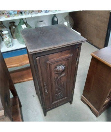 MEUBLE 1 PORTE SCULPTÉ 