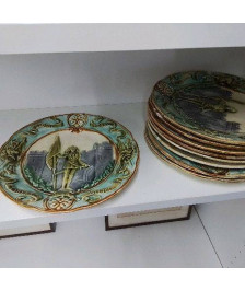 ASSIETTES BARBOTINE JEANNE D’ARC X9