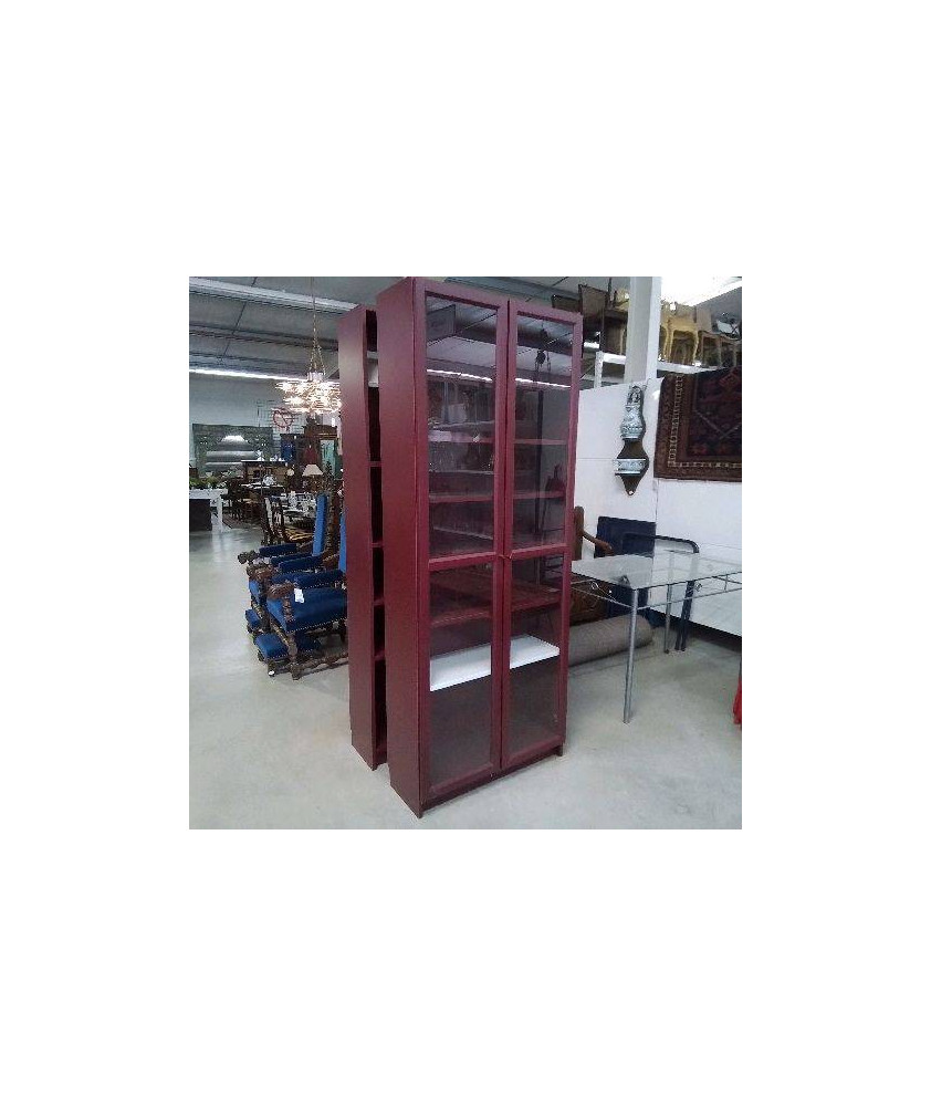 ETAGERE VITRINE BORDEAUX