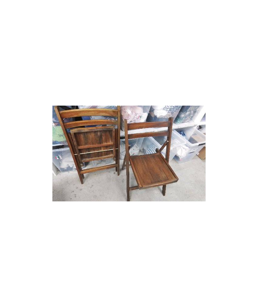 CHAISE PLIANTE BOIS 