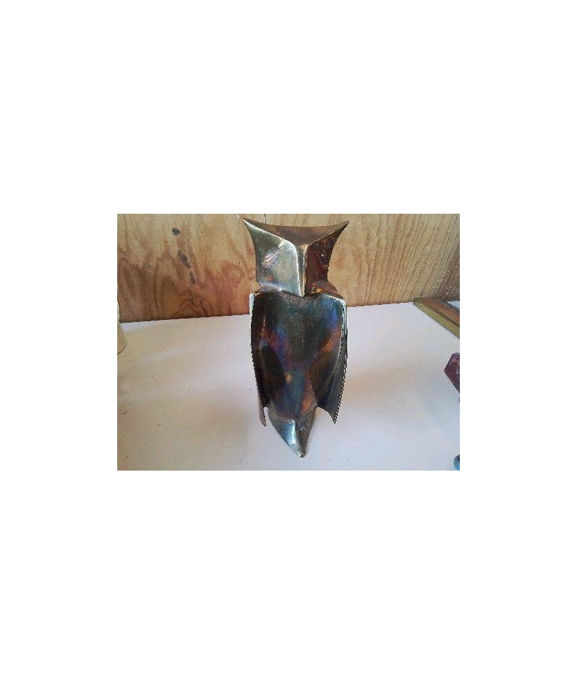 STATUETTE HIBOUX EN LAITON